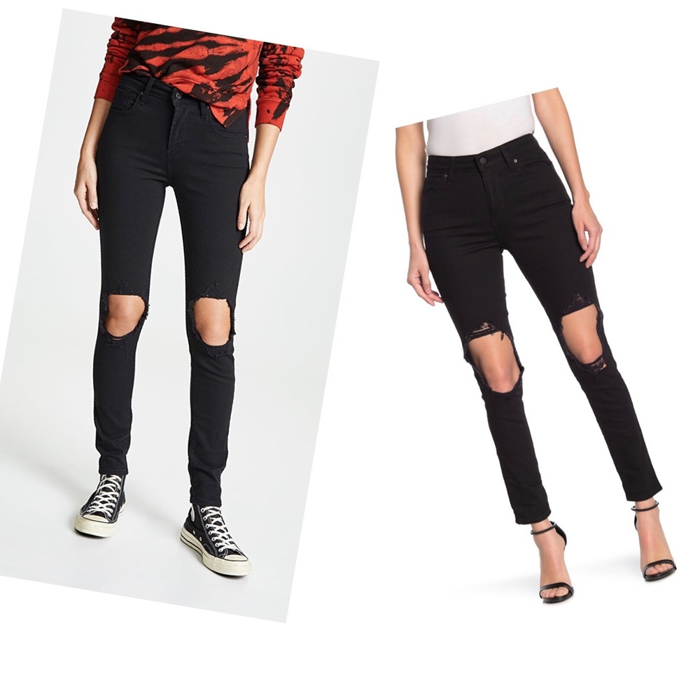 Levis 721 high rise skinny jean